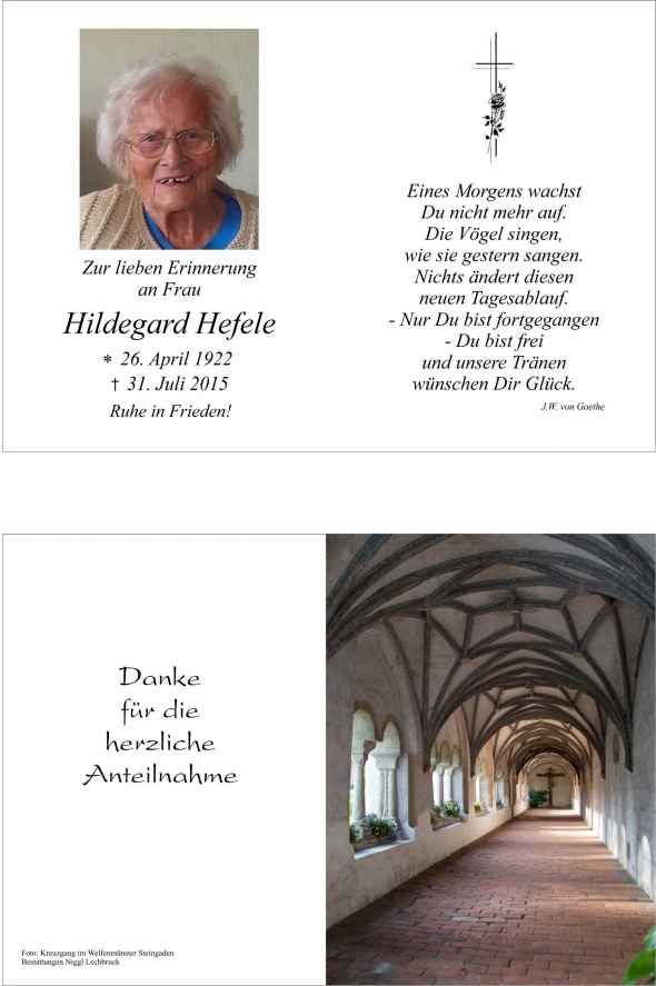 Hildegard Hefele