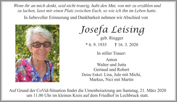 Josefa Leising