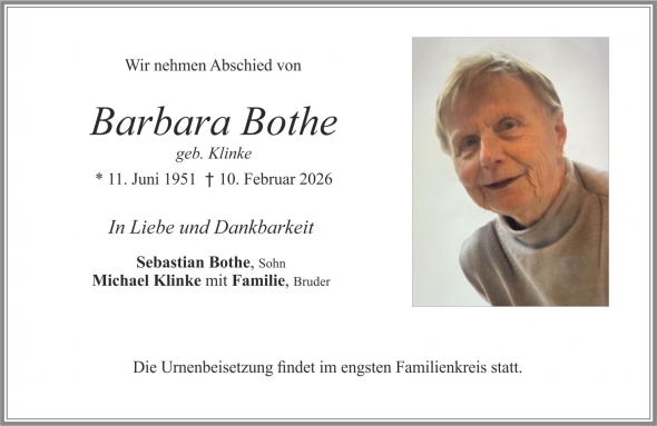 Barbara Bothe
